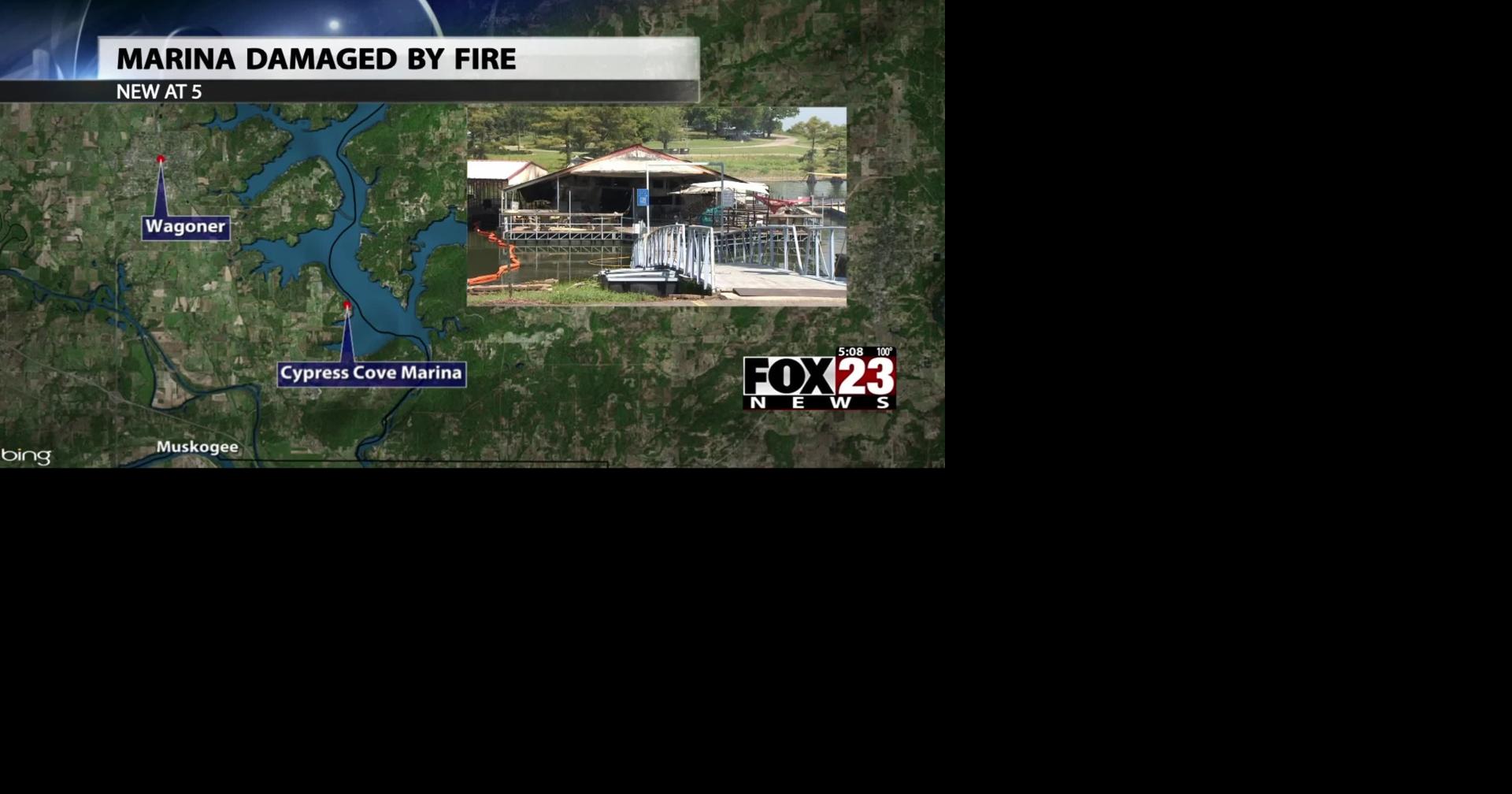 Fire destroys marina at Fort Gibson Lake News