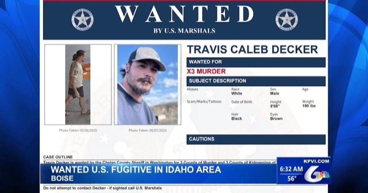 U.S Marshals are Seeking Public Assistance to Find Murder Suspect Travis Decker