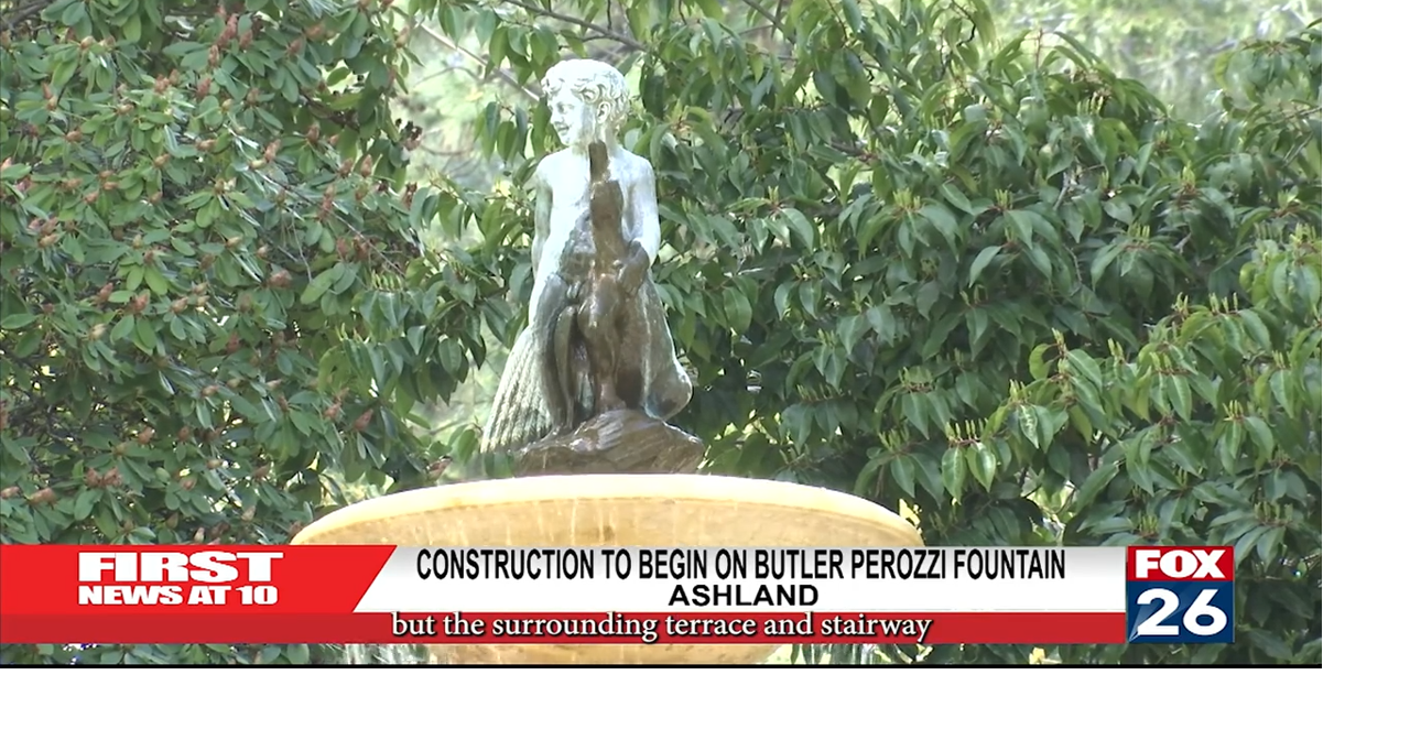Construction To Begin On Butler Perozzi Fountain