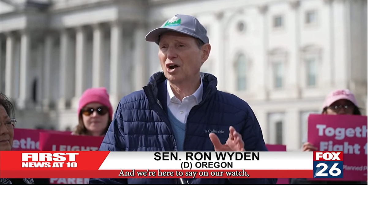 Sen. Wyden Speaks Out Against Planned Parenthood Defunding