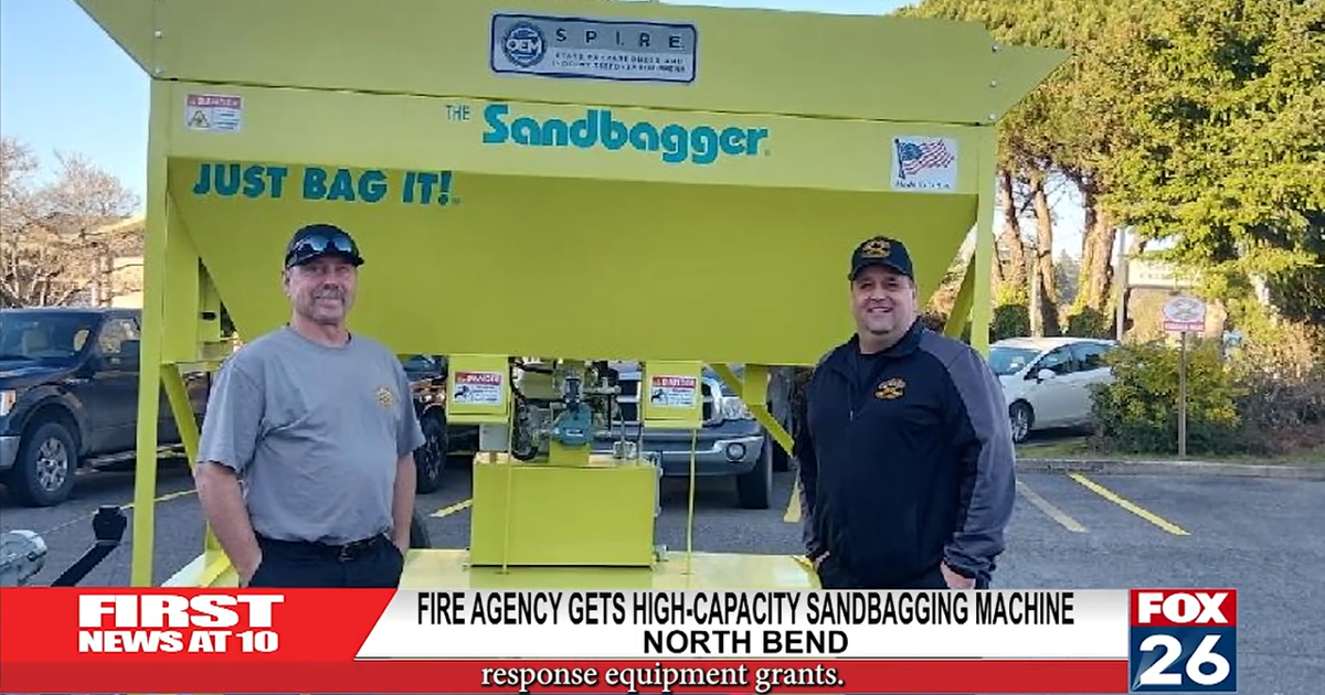 Jpr Sandbagging Machine Fire Agency Get High-Capacity Sandbagging Machine | Local ...
