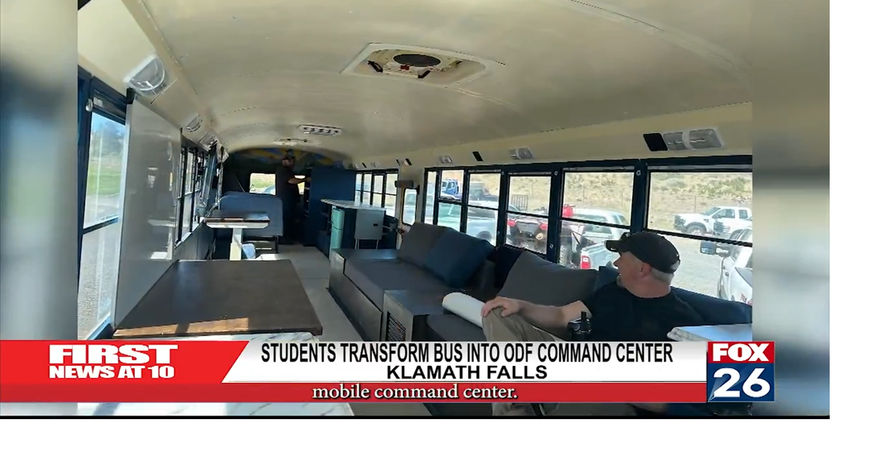 Students Transform Bus Into ODF Command Center