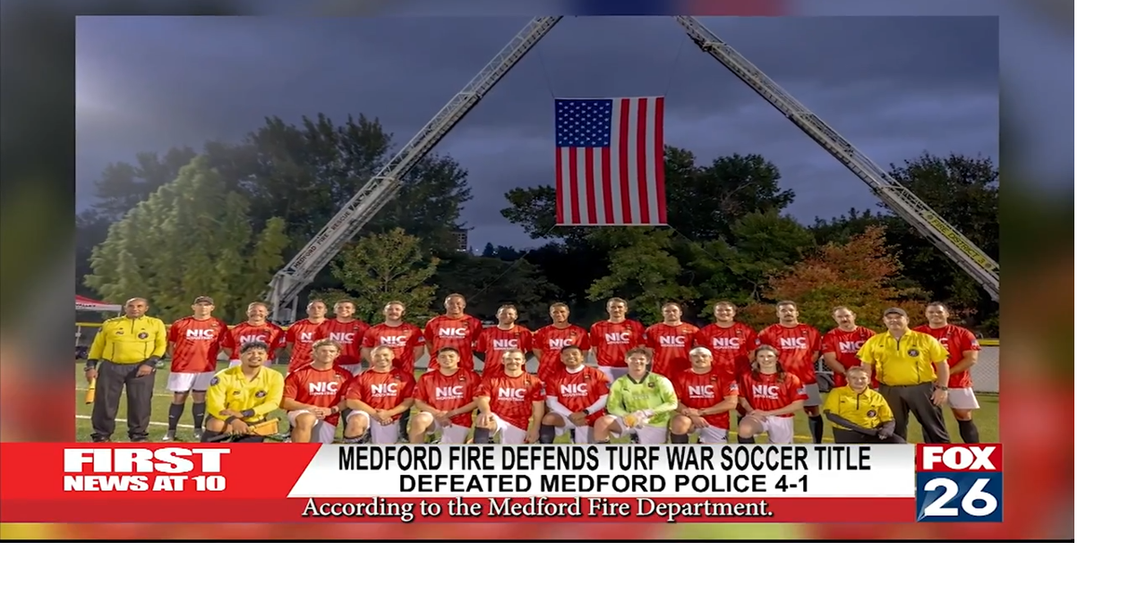Medford Fire Defends Turf War Soccer Title | Local | fox26medford.com