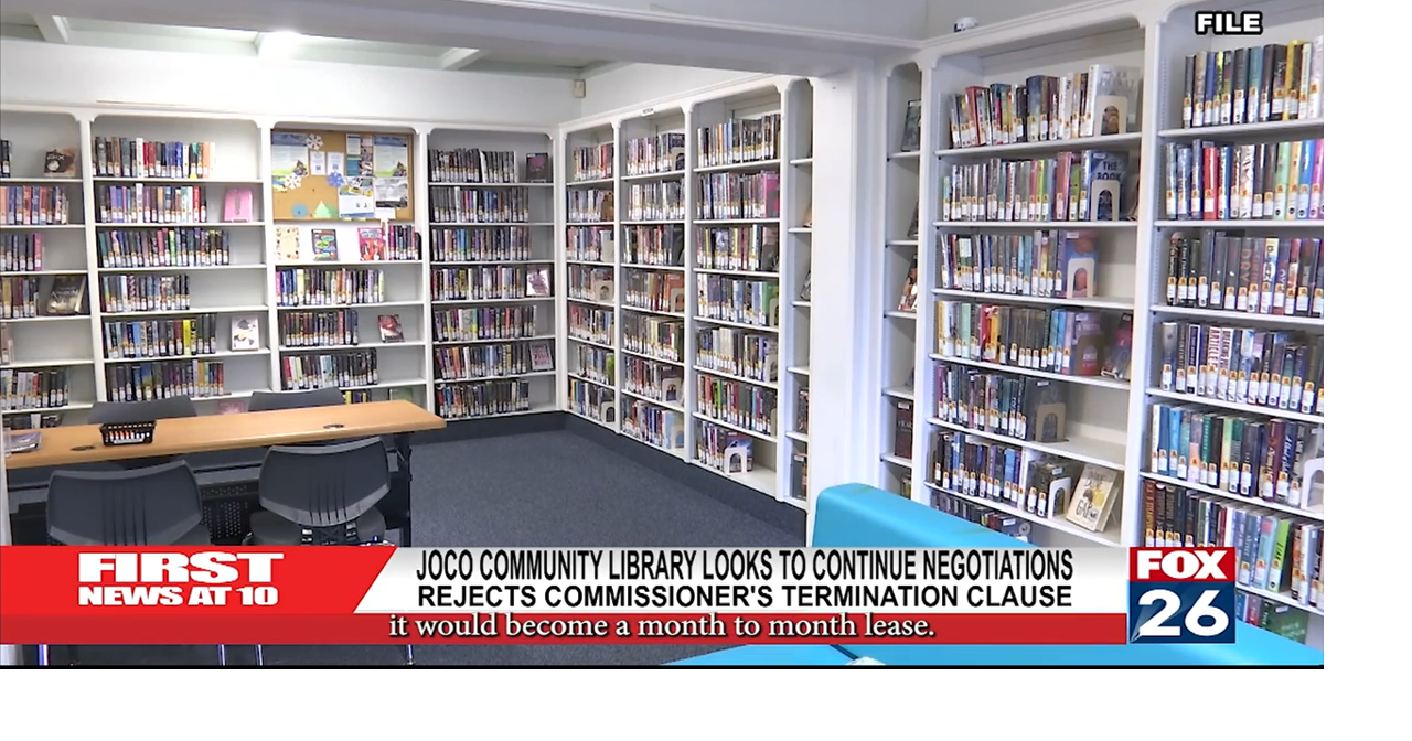 JOCO Community Library Looks To Continue Negotiations | Local ...