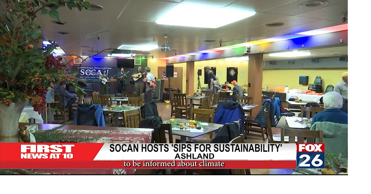 SOCAN Hosts 'Sips For Sustainability' | Local | fox26medford.com