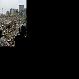 Lightning advance: swathes of Hanoi demolished for development