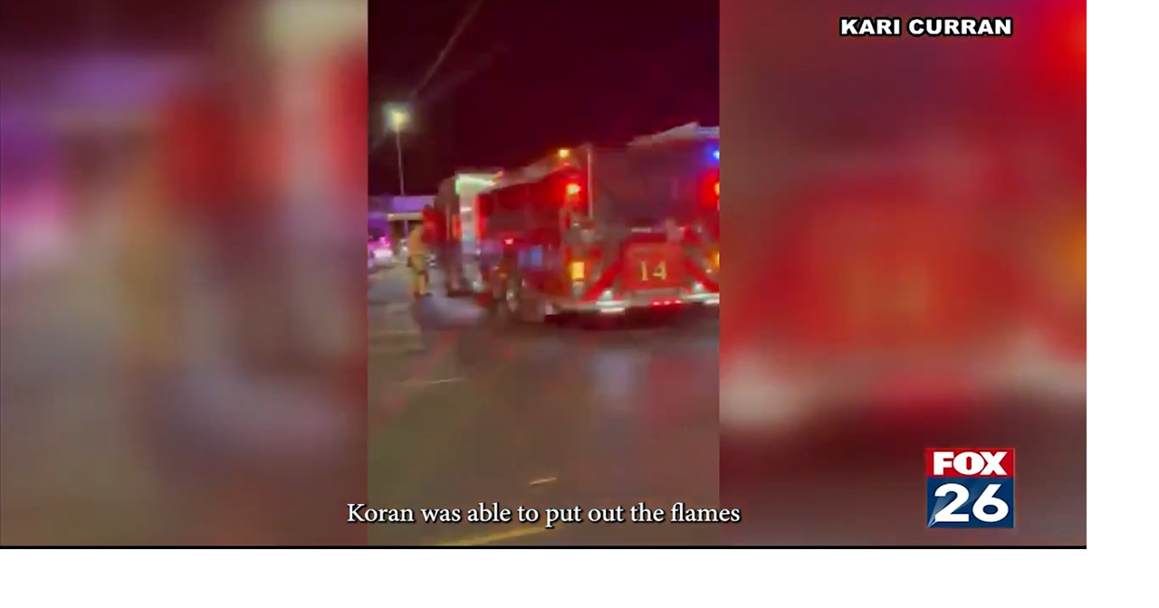 Tourist Extinguishes Fire At Elmer's Restaurant