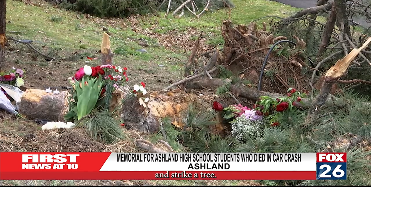 Memorial For Ashland High Students Who Died In Car Crash | Local ...