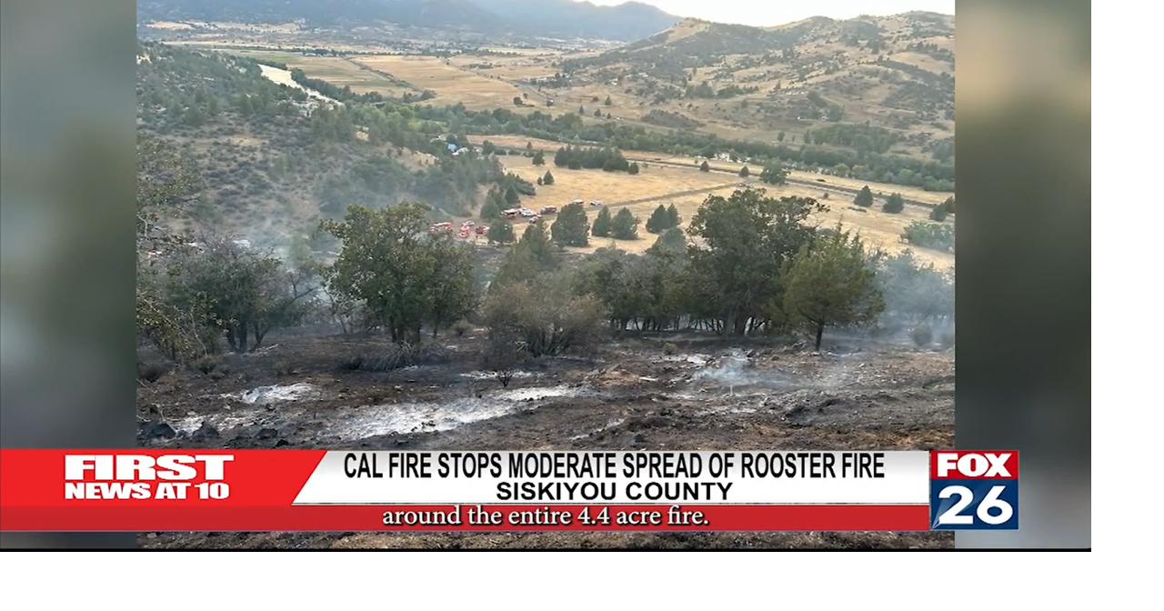 Cal Fire Stops Moderate Spread Of Rooster Fire | Local | fox26medford.com