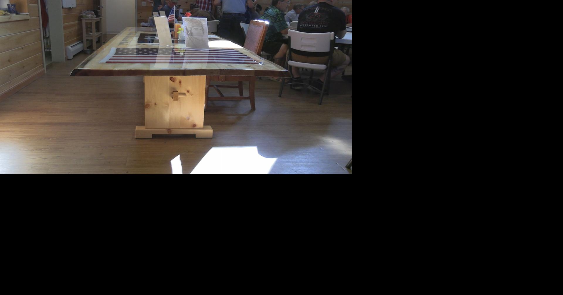 Handmade table brings veterans together