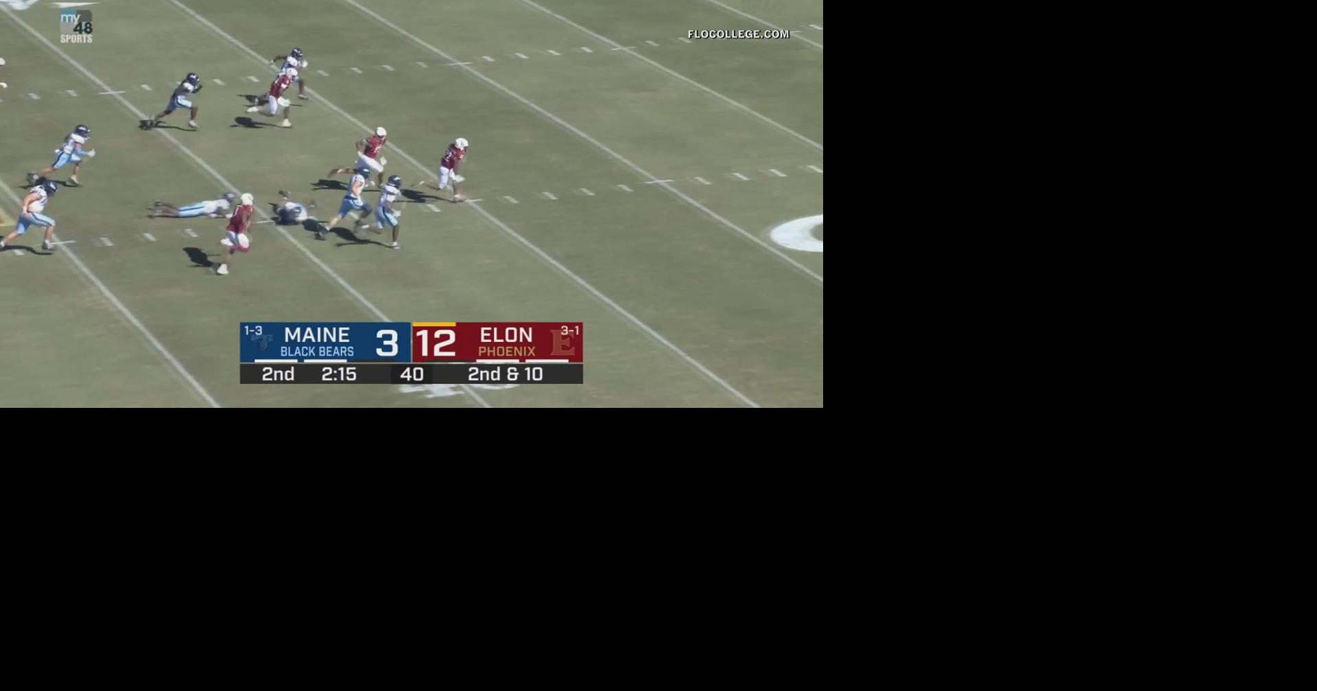 Maine football falls to Elon