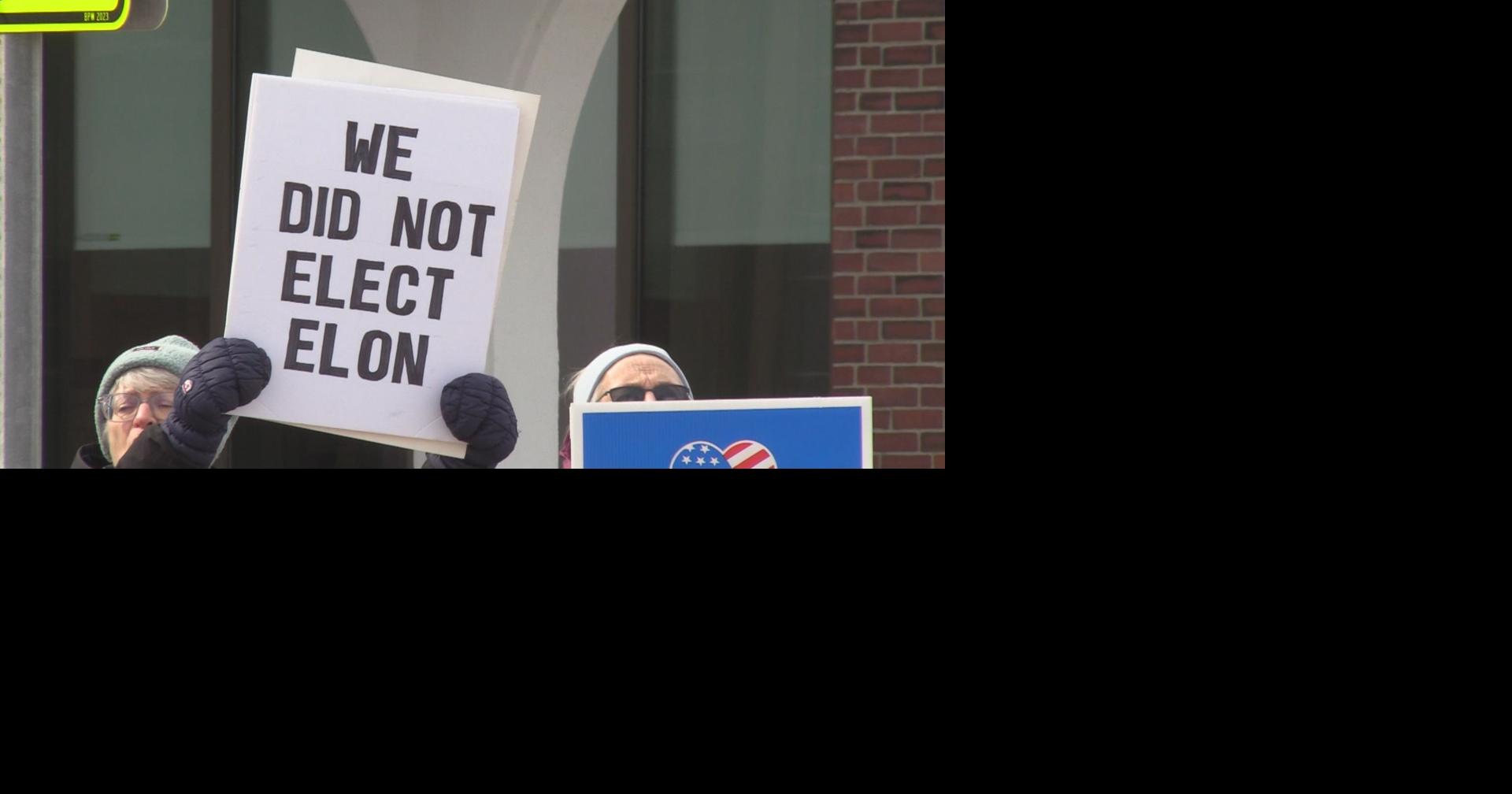 Locals gather to protest Trump Administration