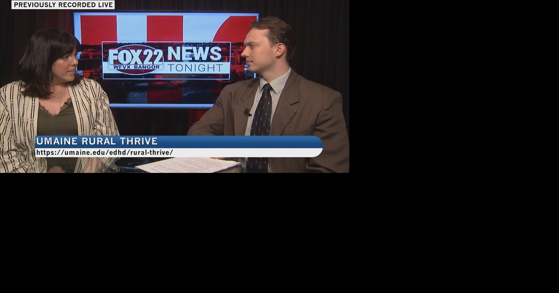 Laura Bean explains UMaine's Rural Thrive Program and the benefits of ...
