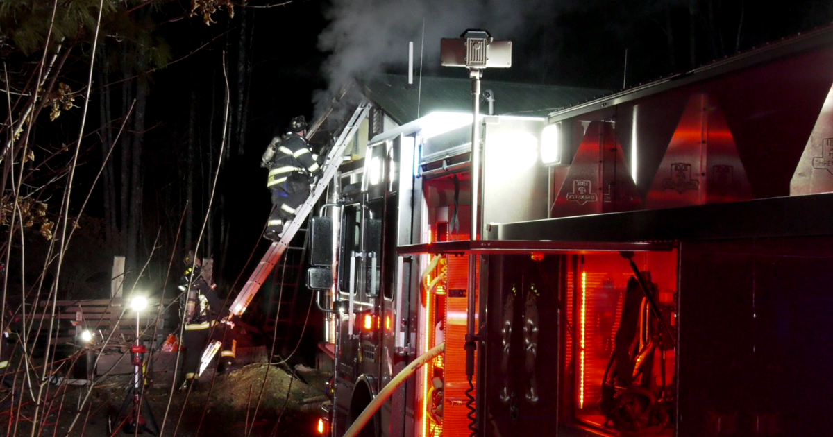 Fifi Stack Fire House damaged by suspected smoke stack fire | Local News | foxbangor.com