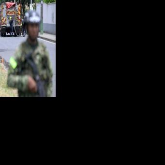 One injured in bomb attack on Colombia military base