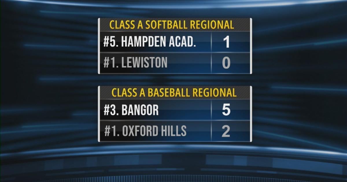 Bangor baseball, Hampden Academy Softball win Class A North titles