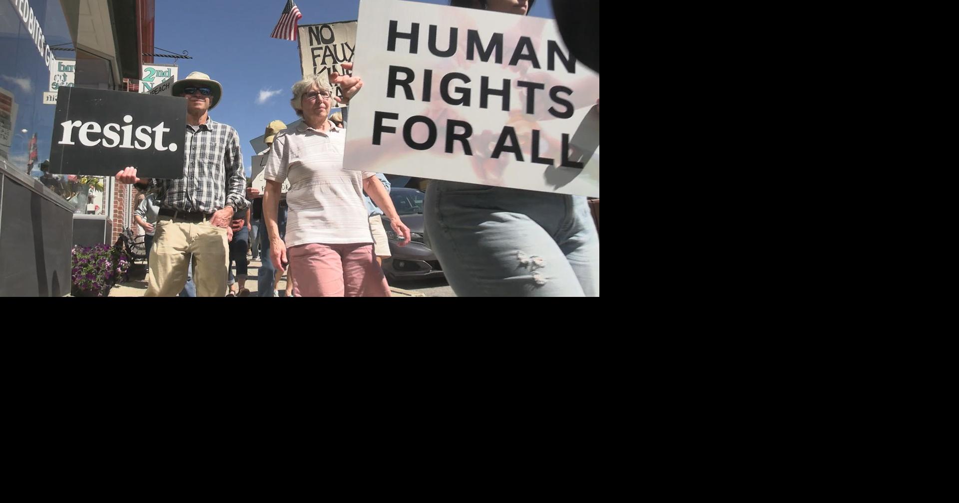 Ellsworth Labor Day rally focuses on workers’ rights amid controversy