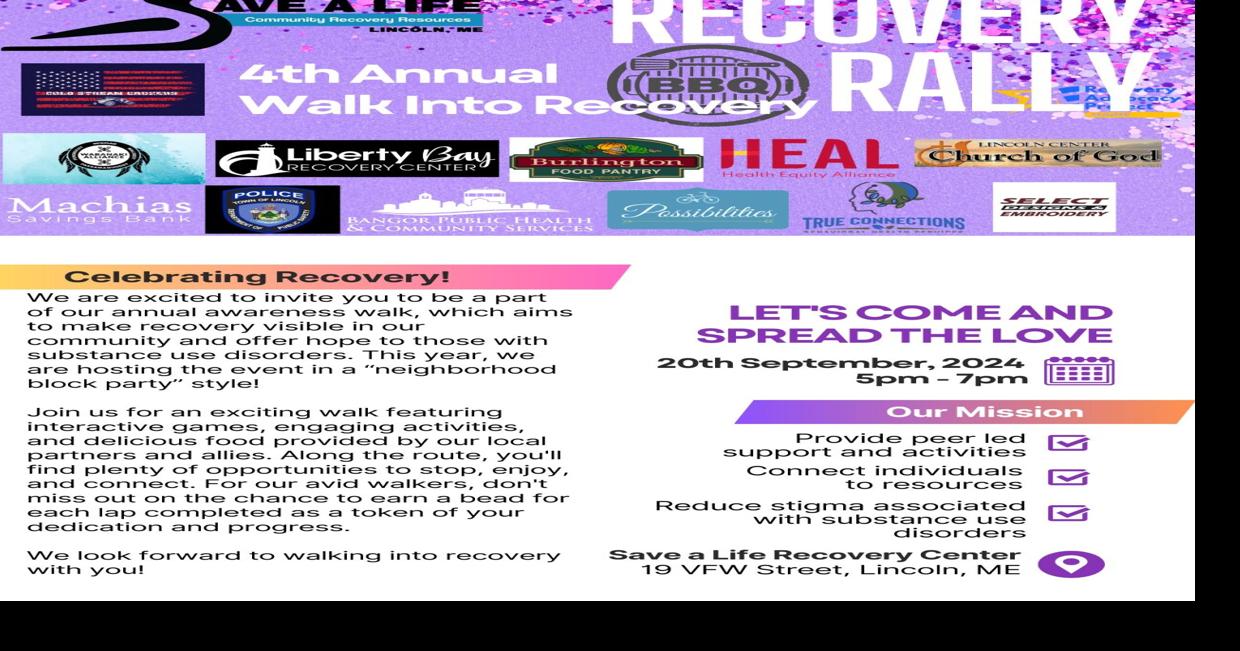 4th Annual Walk Into Recovery Rally block party | Local News ...