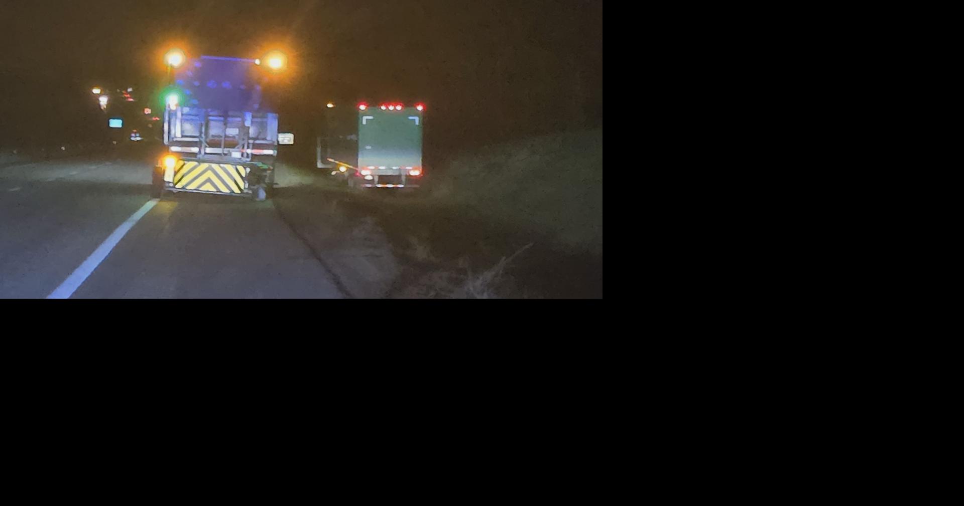 New Hampshire tractor-trailer driver cited for striking Maine Turnpike Authority truck and worker, according to MSP