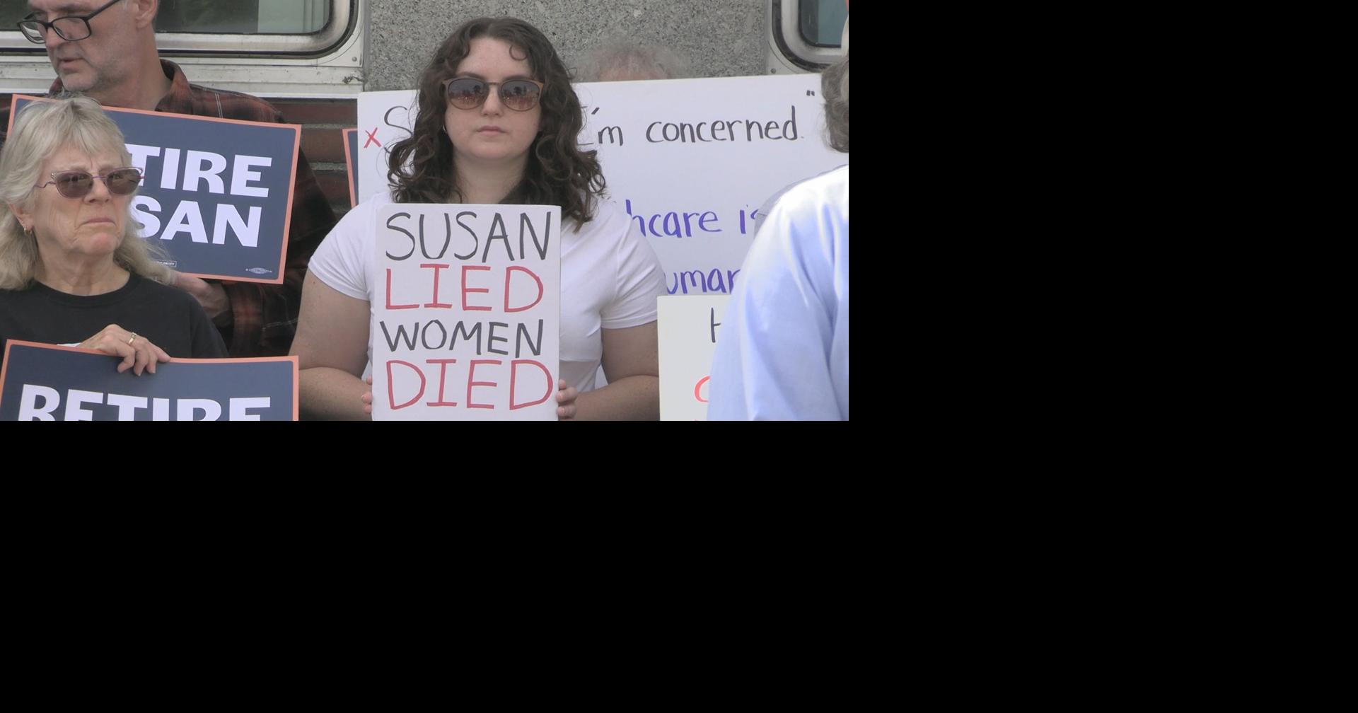 Group calls for Susan Collins to leave office during “Retire Susan” tour
