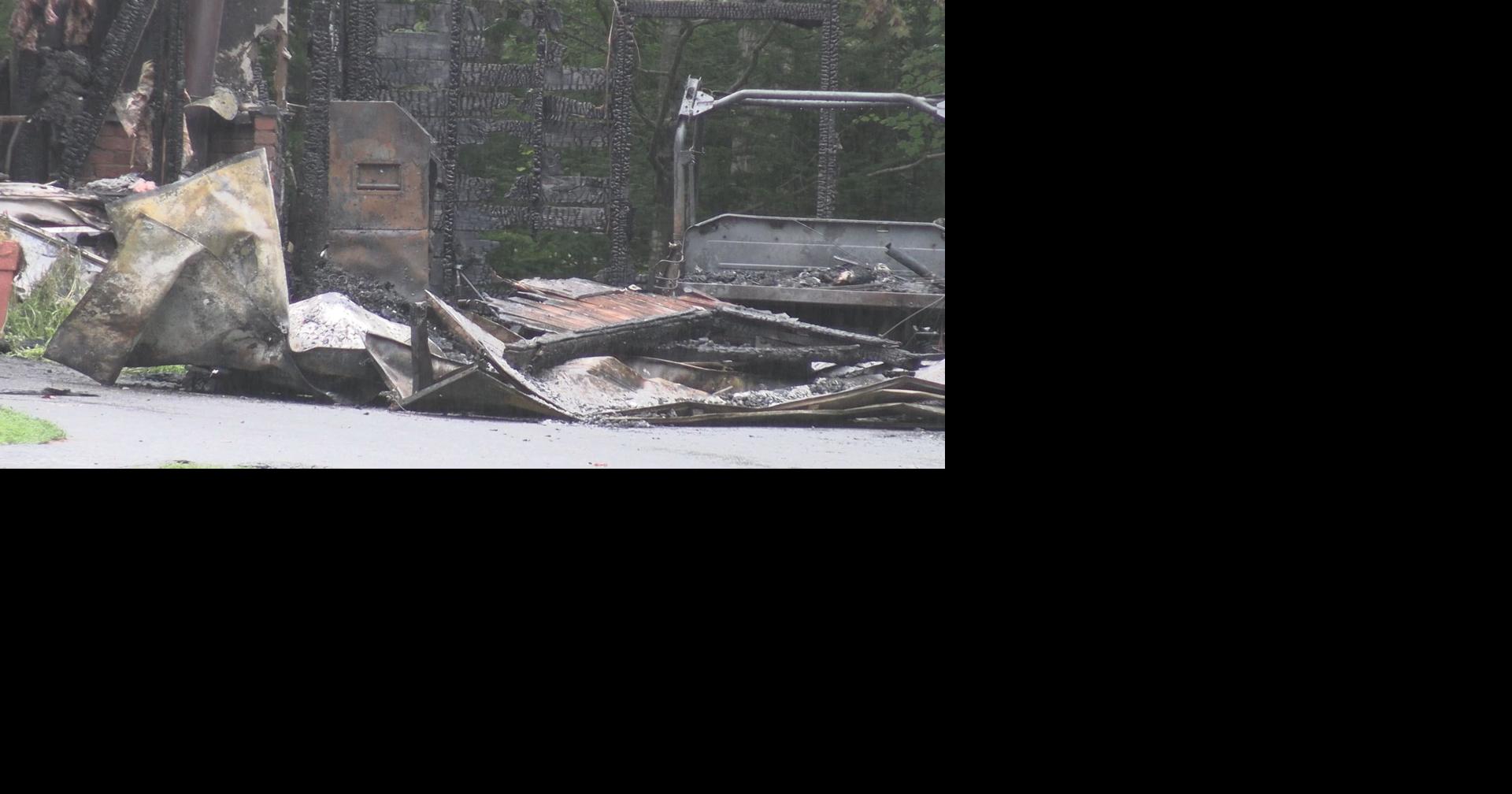 Residential garage destroyed in early morning fire