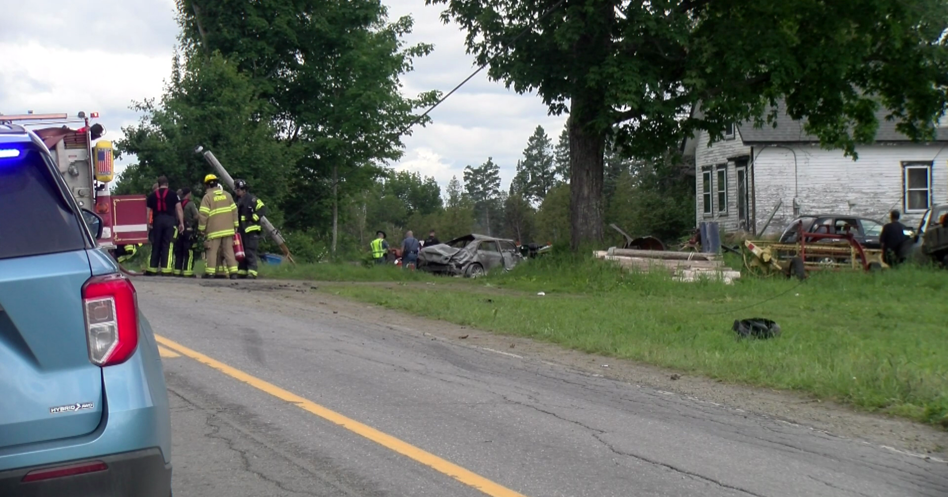 Bar Harbor woman hospitalized after crashing into utility pole in Levant - Vimarsana News