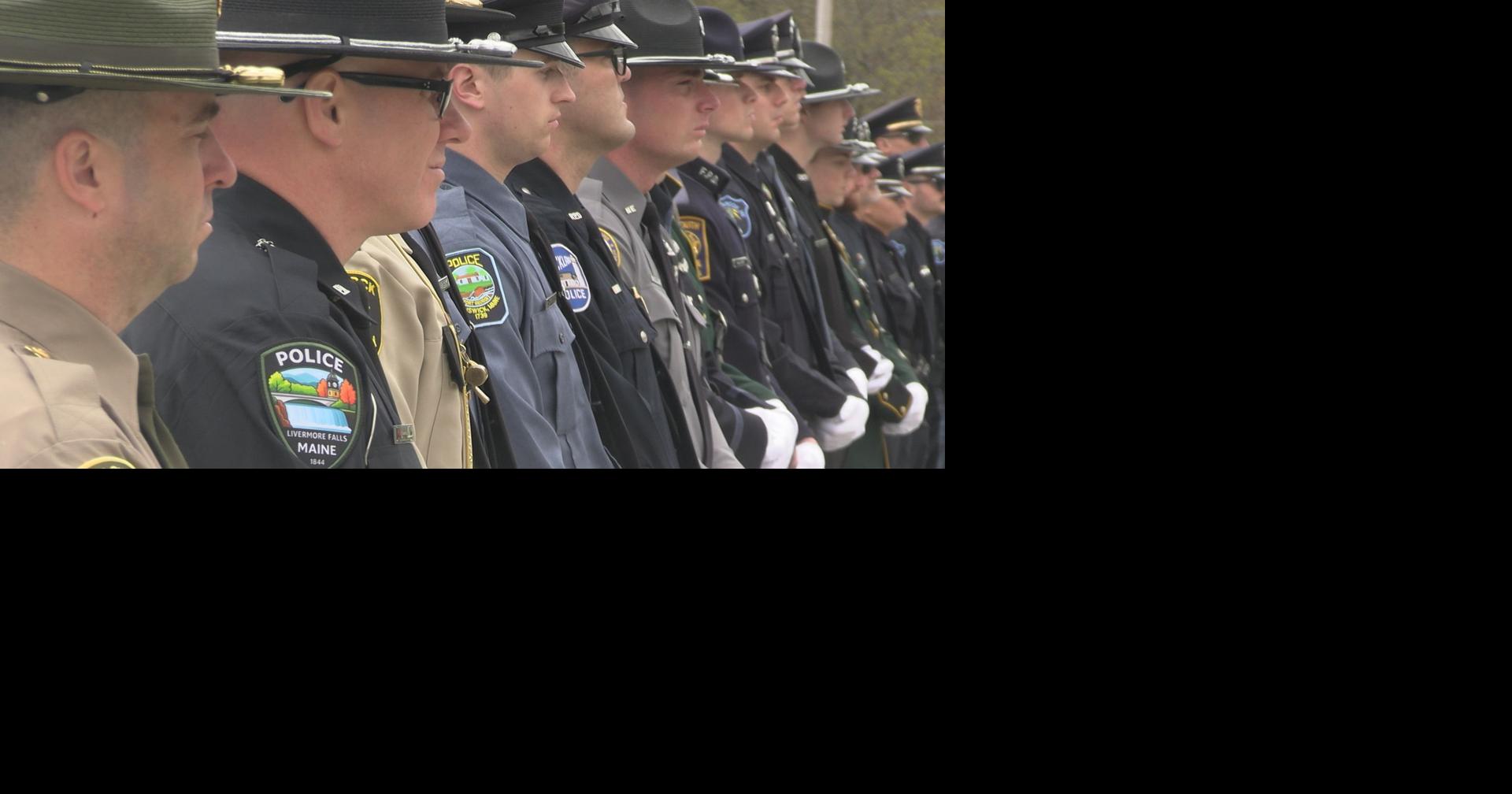 Maine law enforcement officers honored during memorial ceremony in Augusta