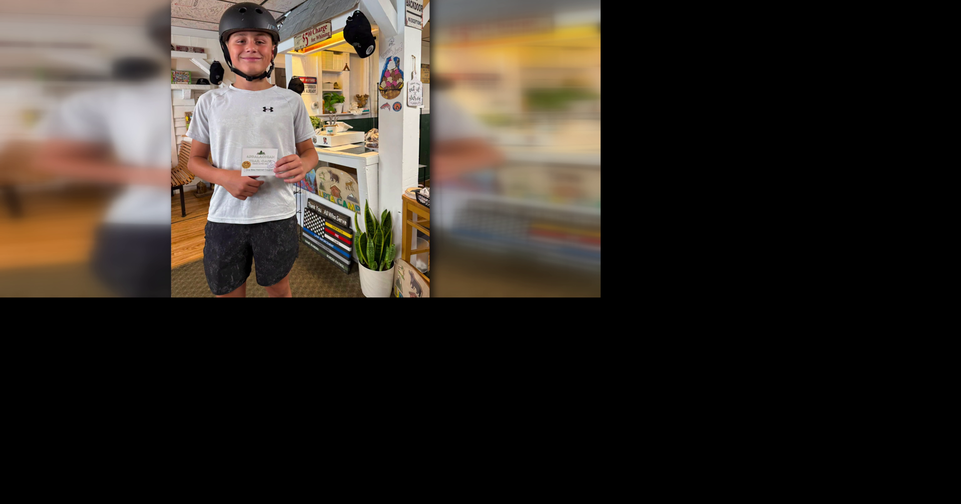 Millinocket bike helmet safety program rewards kids for riding safe