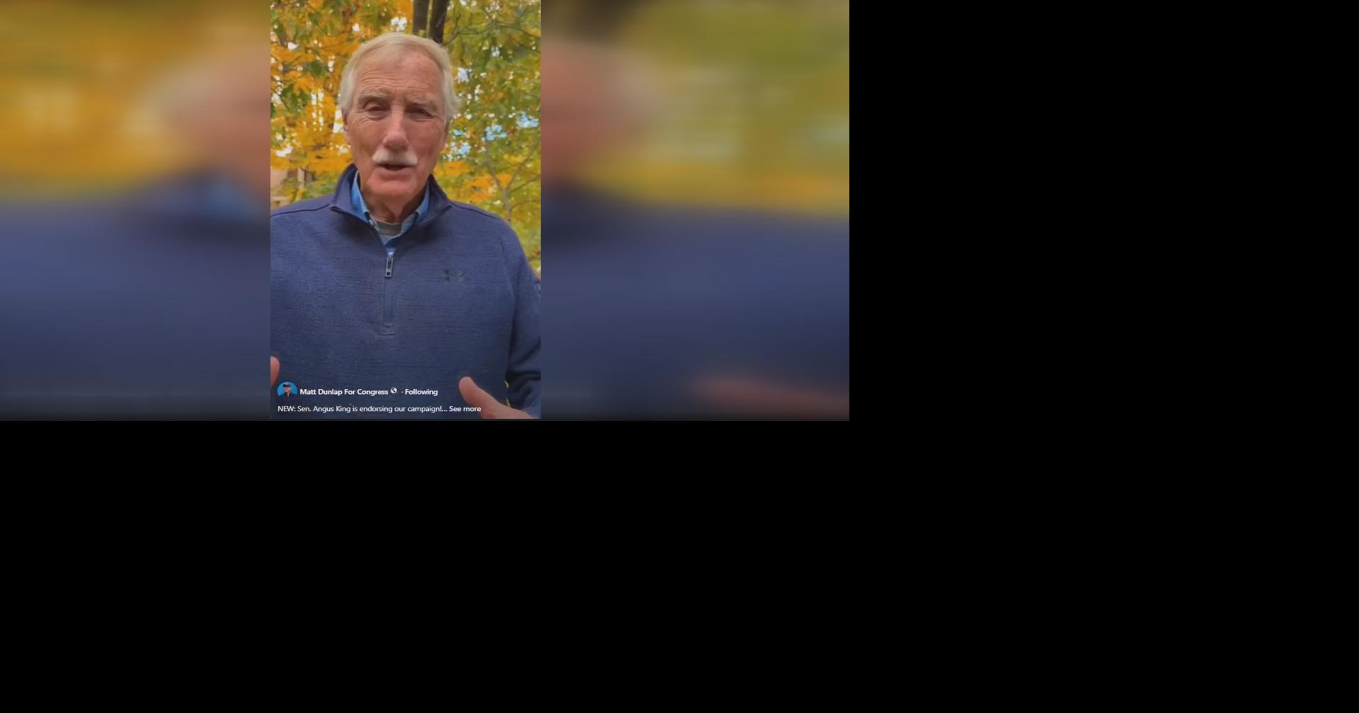U.S. Senator Angus King endorses Matt Dunlap
