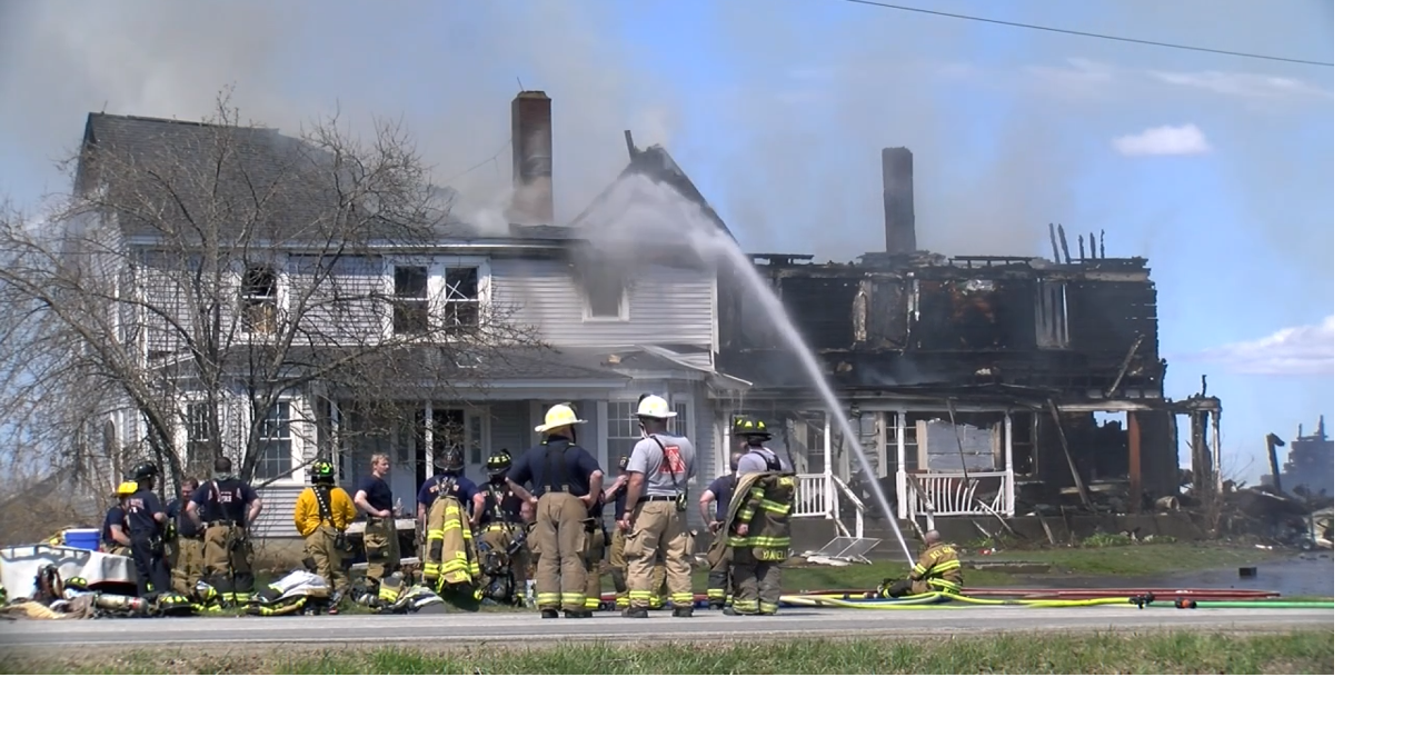 Fire badly damages home and destroys barn in Augusta