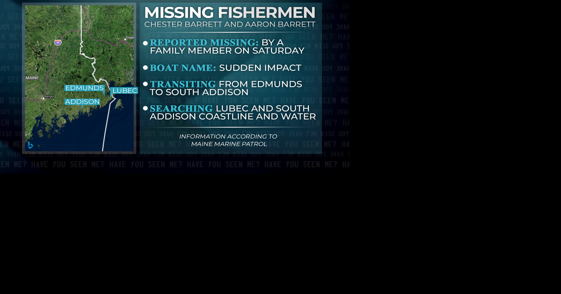 Search underway for two missing fishermen-UPDATE: Search suspended ...