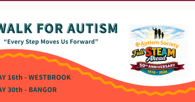Autism Society of Maine Celebrates 50 years with Bangor Walk for Autism