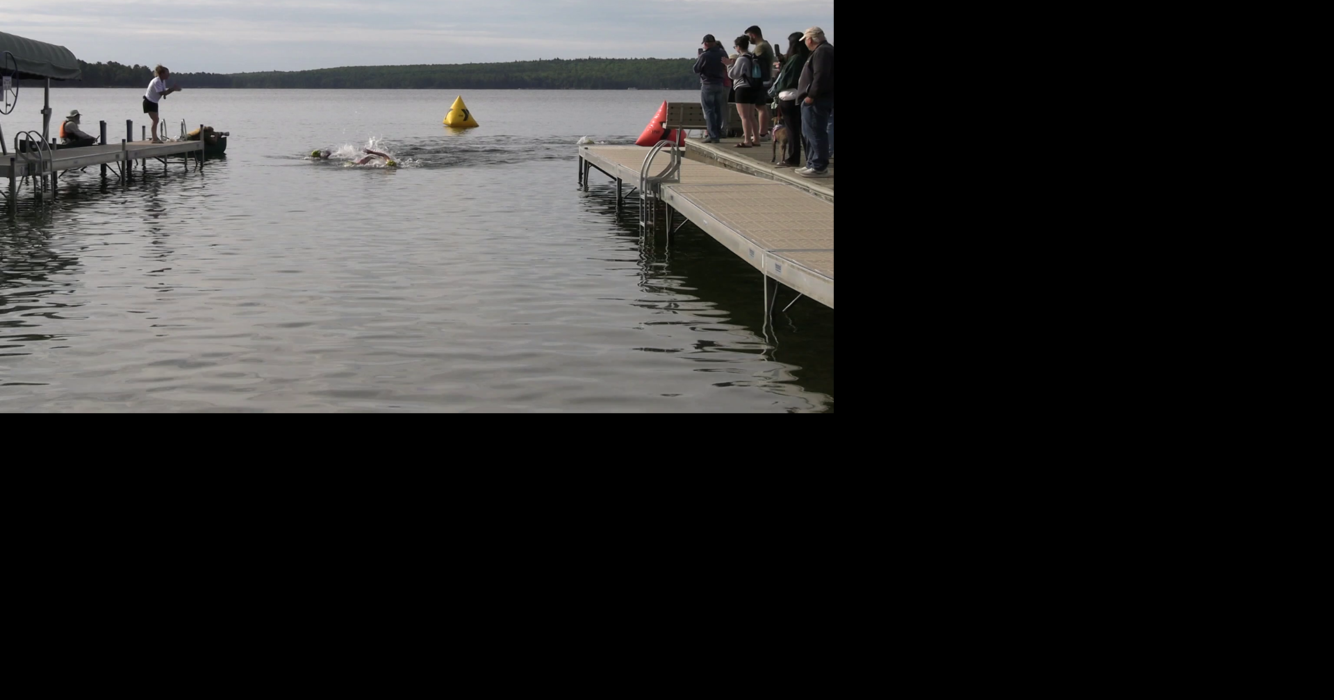 Swimmers compete in Bangor YMCA's open water challenge