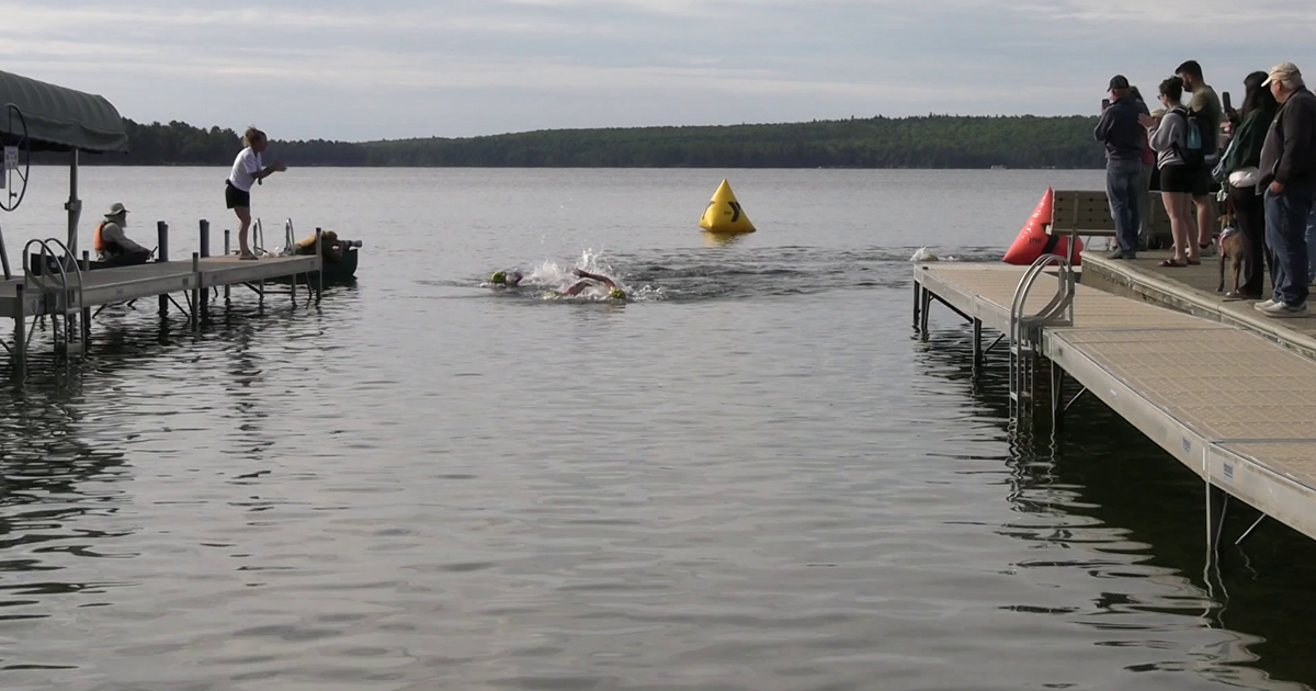 Swimmers compete in Bangor YMCA's open water challenge