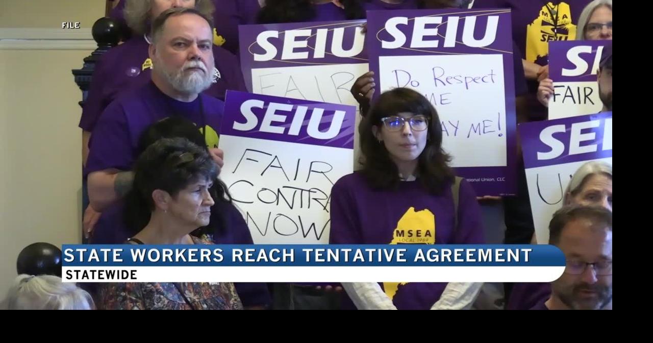 Maine state workers reach tentative contract agreement after more than a year without deal