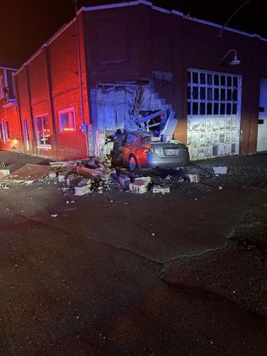 Vehicle crashes into building in Milford | Local News | foxbangor.com