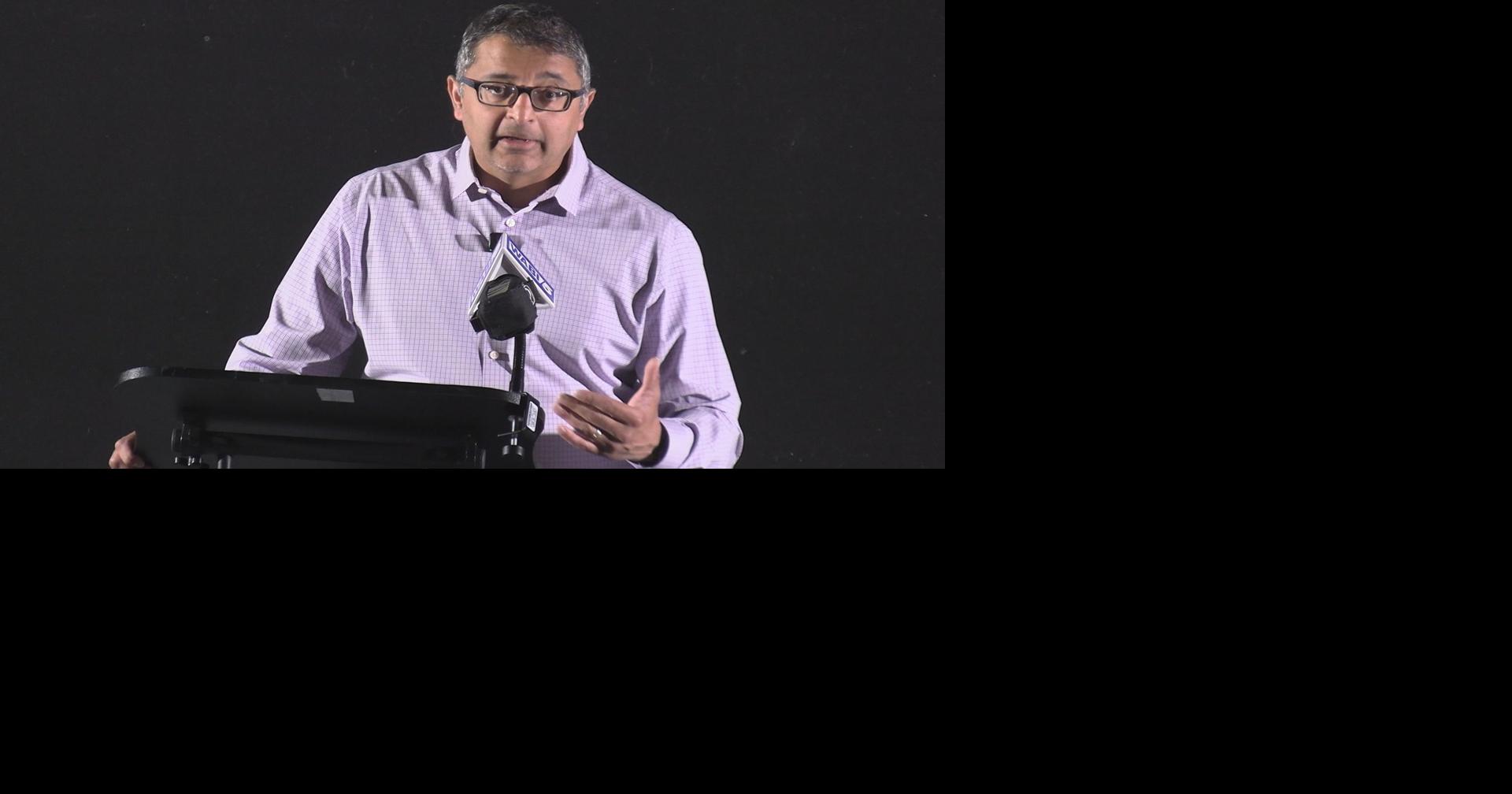 Nirav Shah holds Bangor town hall as he campaigns for U.S. Senate nomination
