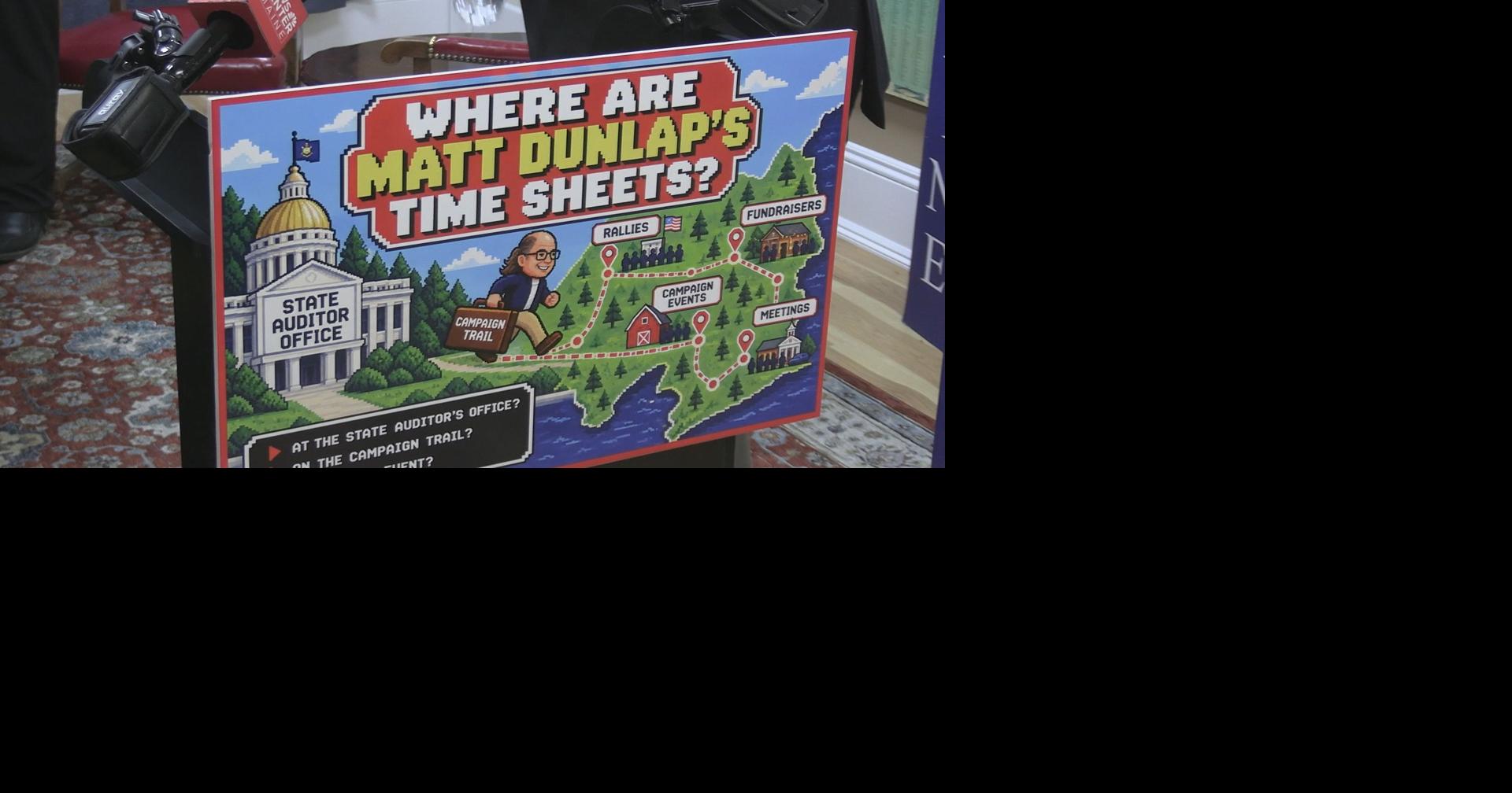 Maine Republicans call on state Auditor Matt Dunlap to release work hour records - WABI