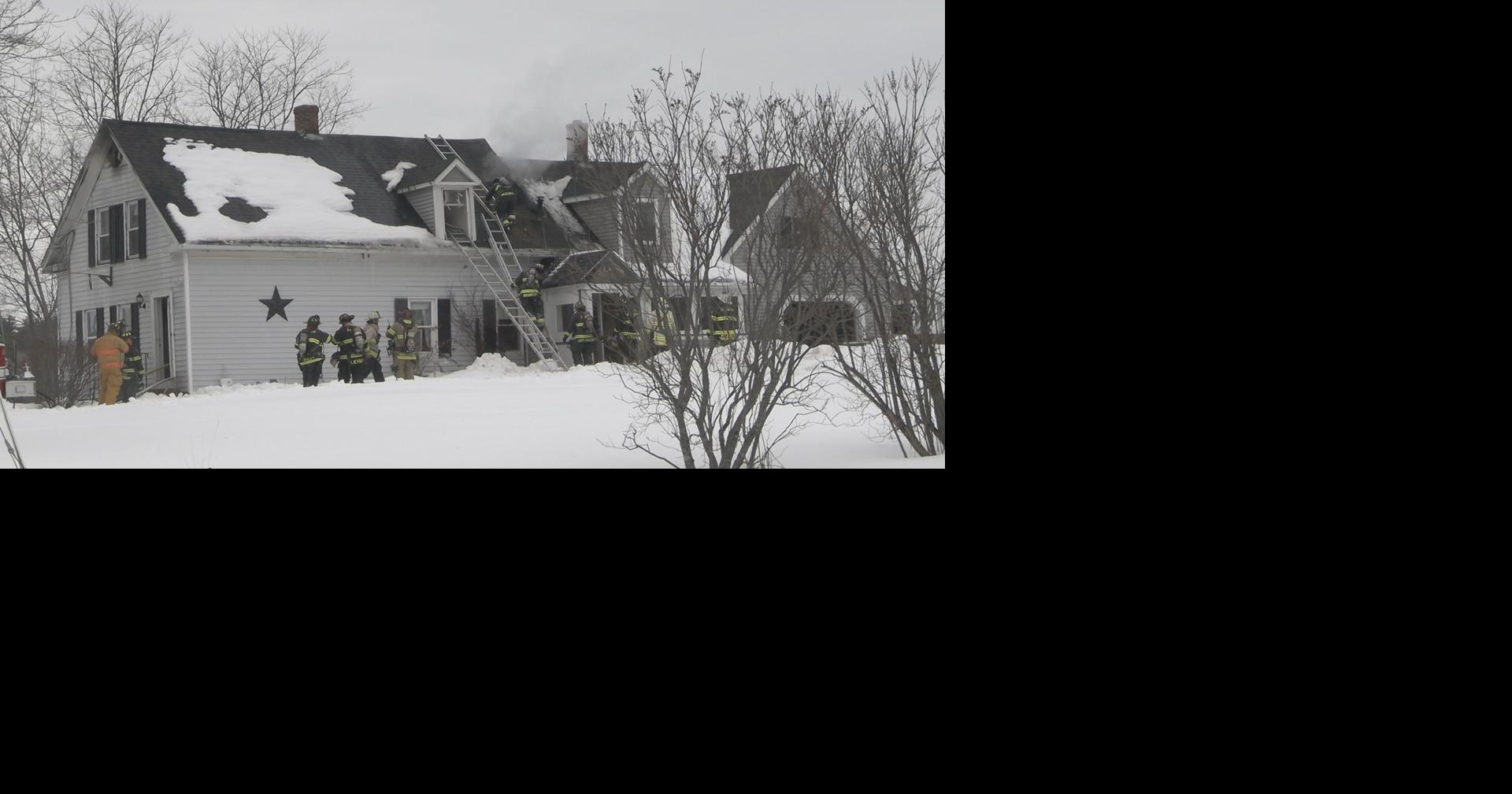 Multiple crews provide mutual aid for Hermon house fire | Local News ...