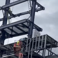 Illinois Fighting Illini football mega scoreboard — and other features — in construction