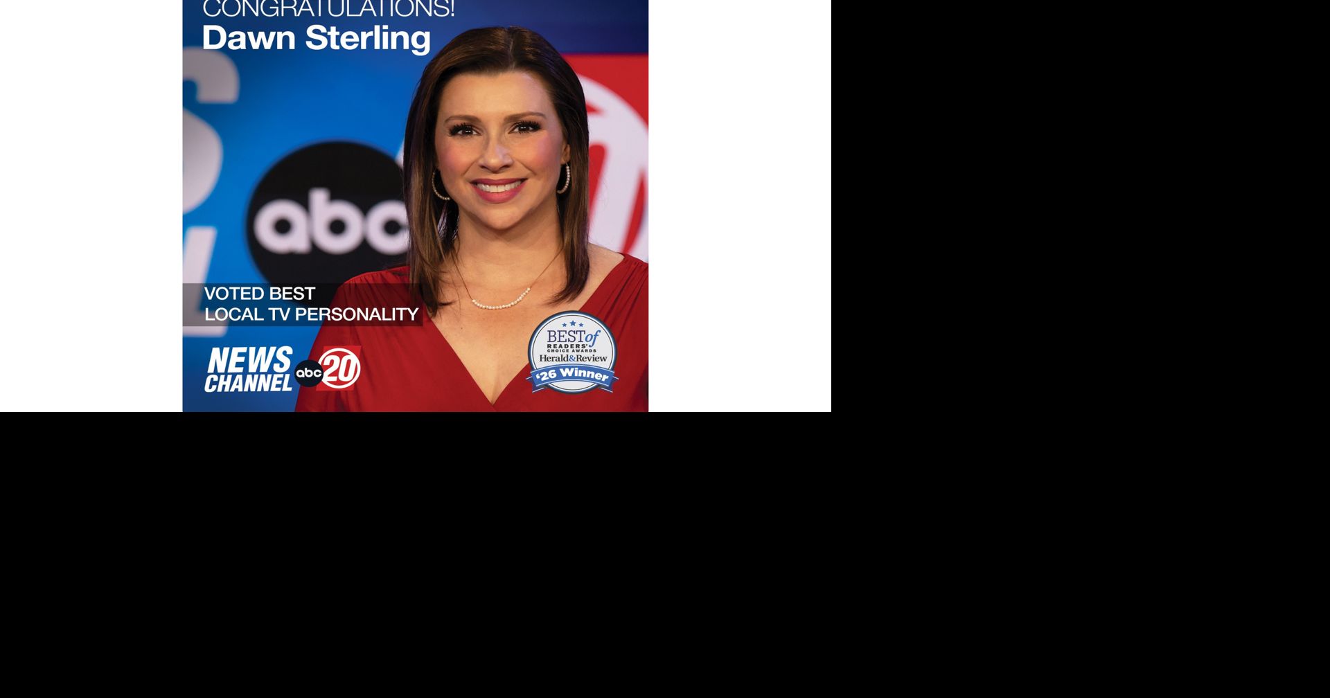 Read moreWICS' Dawn Sterling named Best Local TV Personality in Herald & Review Readers' Choice Awards