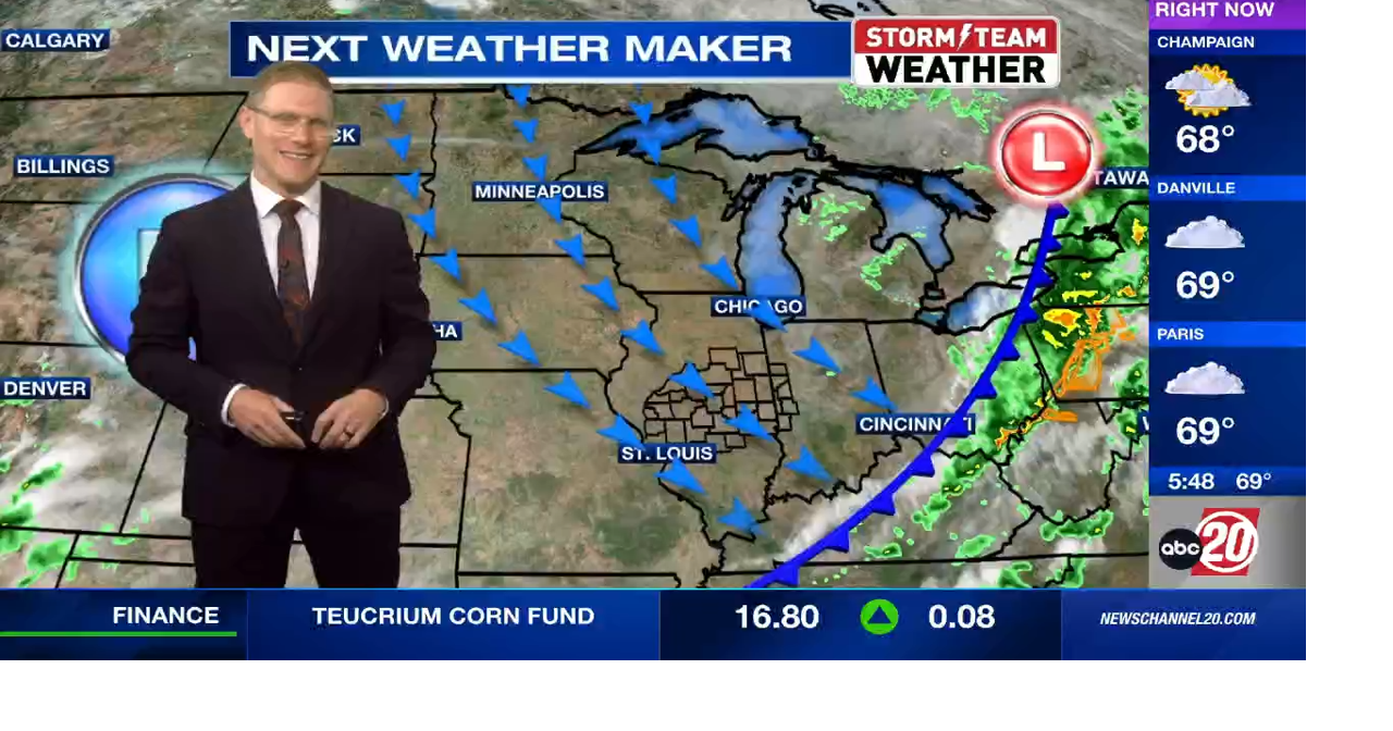Cooler start to the week, additional storms Tuesday and Wednesday