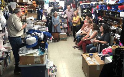 Downtown merchants tour businesses