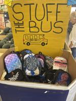 Stuff the Bus collects funds for student supplies