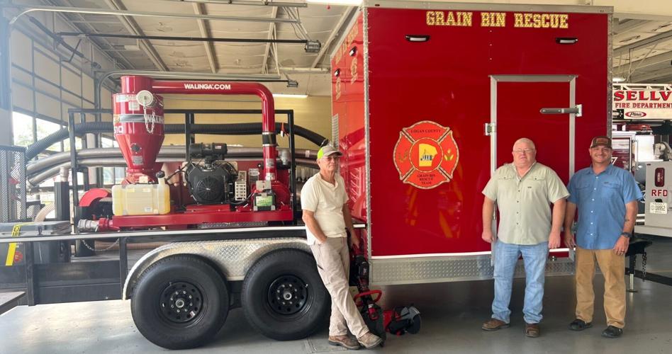 Logan firefighters acquire state-of-the-art grain bin rescue equipment ...