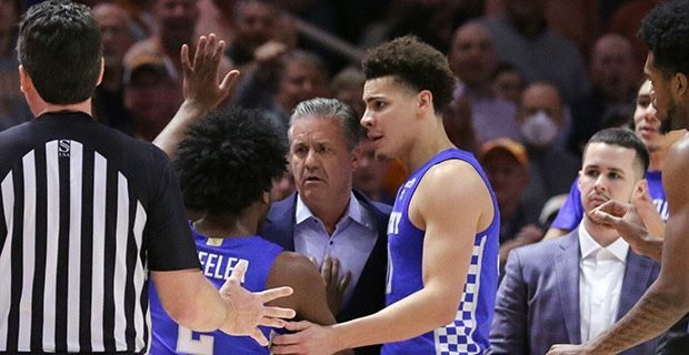 Kentucky's 6-game win streak snapped in lopsided loss at Tennessee