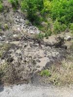 Sludge, liquid waste dumped along US 68 and bypass