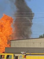 Fire destroys Franklin plant