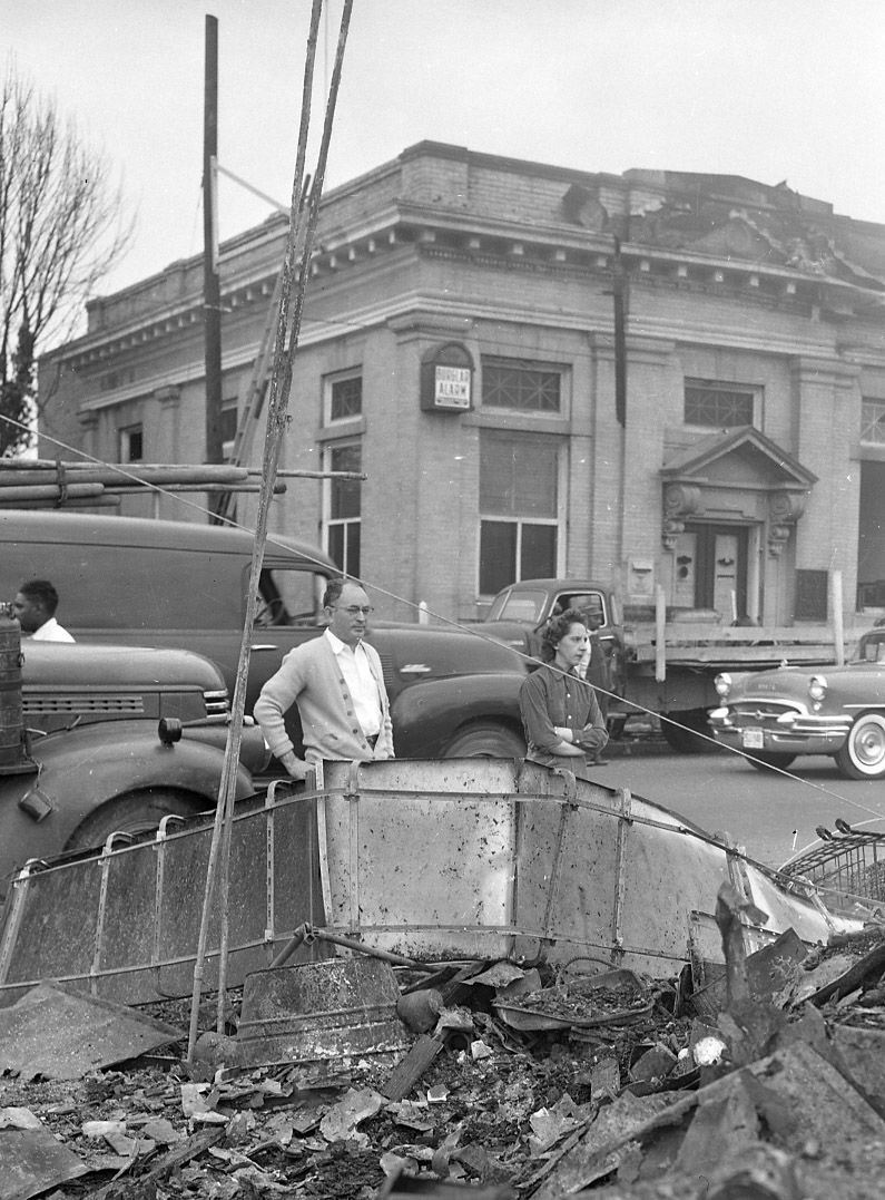 From the Archives: Aftermath of 1955 Bowling Green fire | History ...