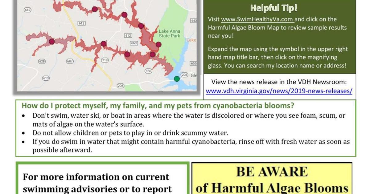 Lake Anna algae bloom keeps growing